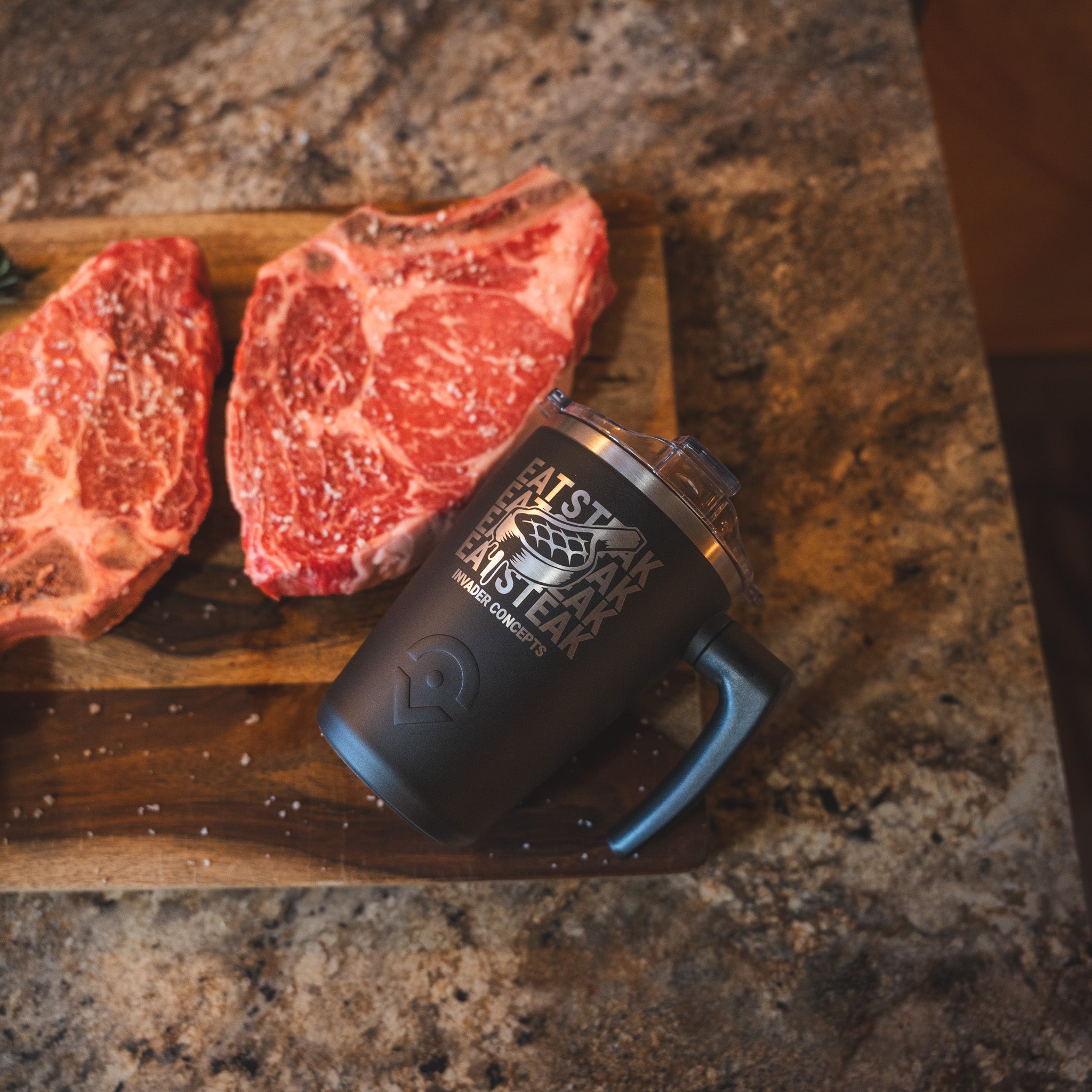 EAT STEAK - MUG