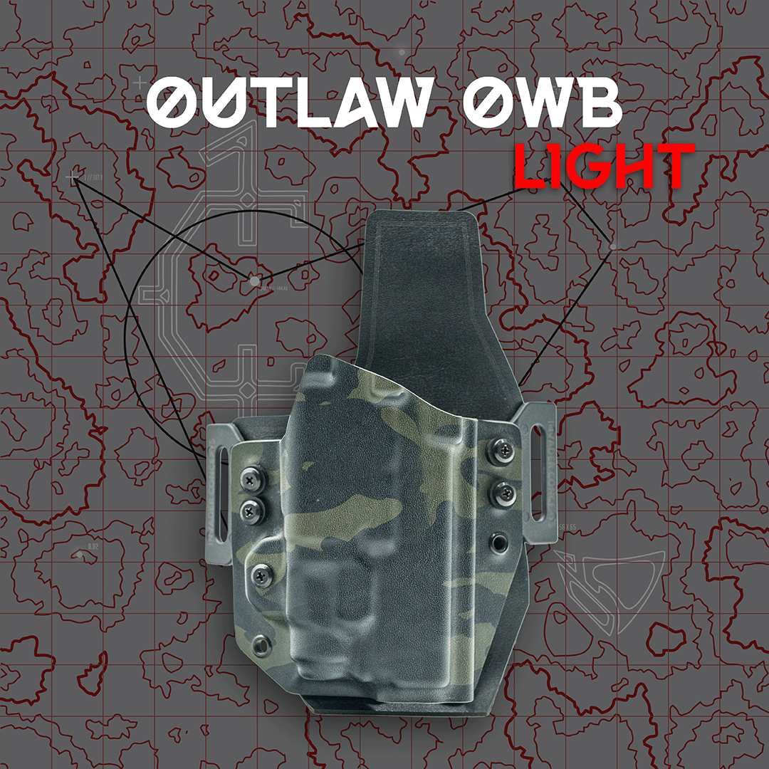 OUTLAW OWB Weapon Light - Outside the Waistband Holster