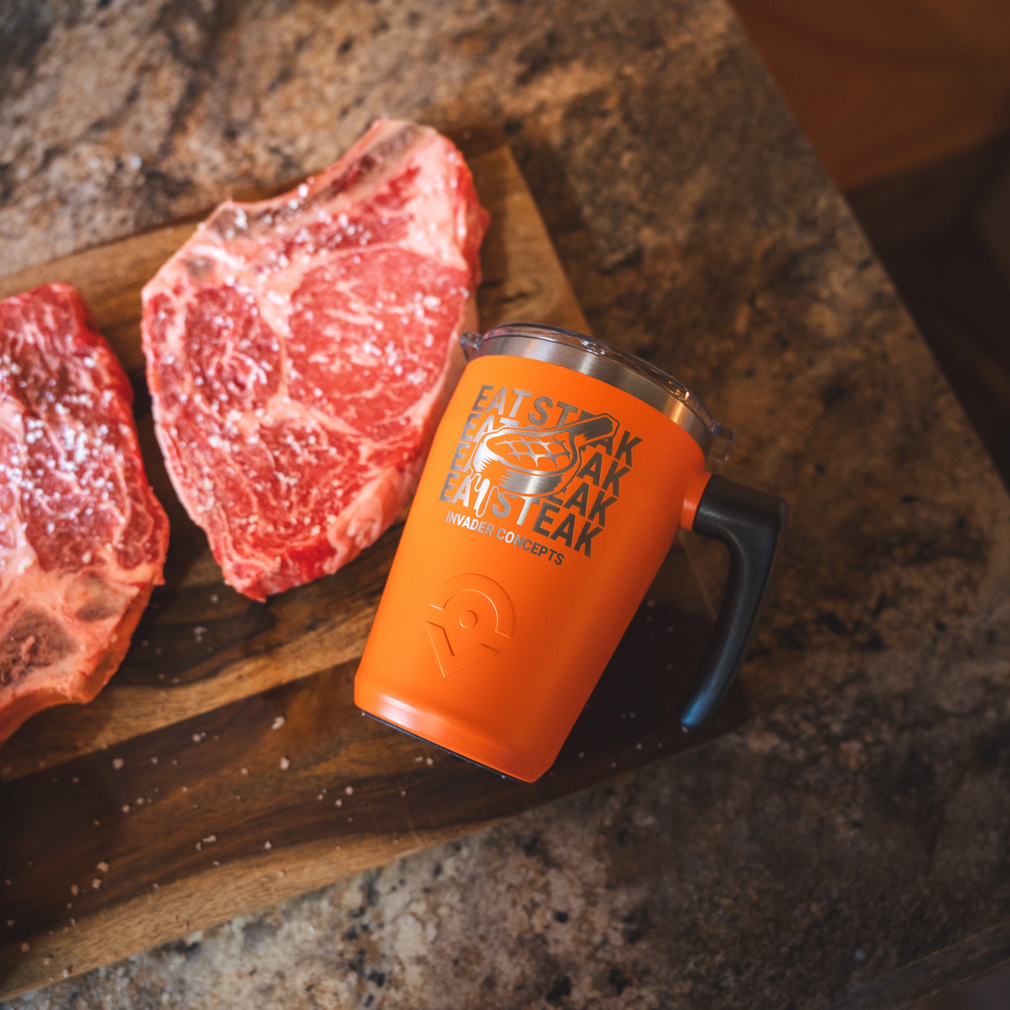 EAT STEAK - MUG