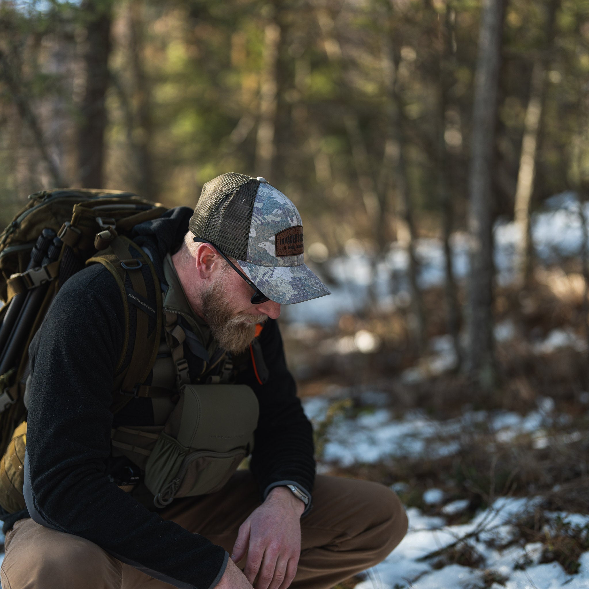 IC Camo Snapback Trucker Hat