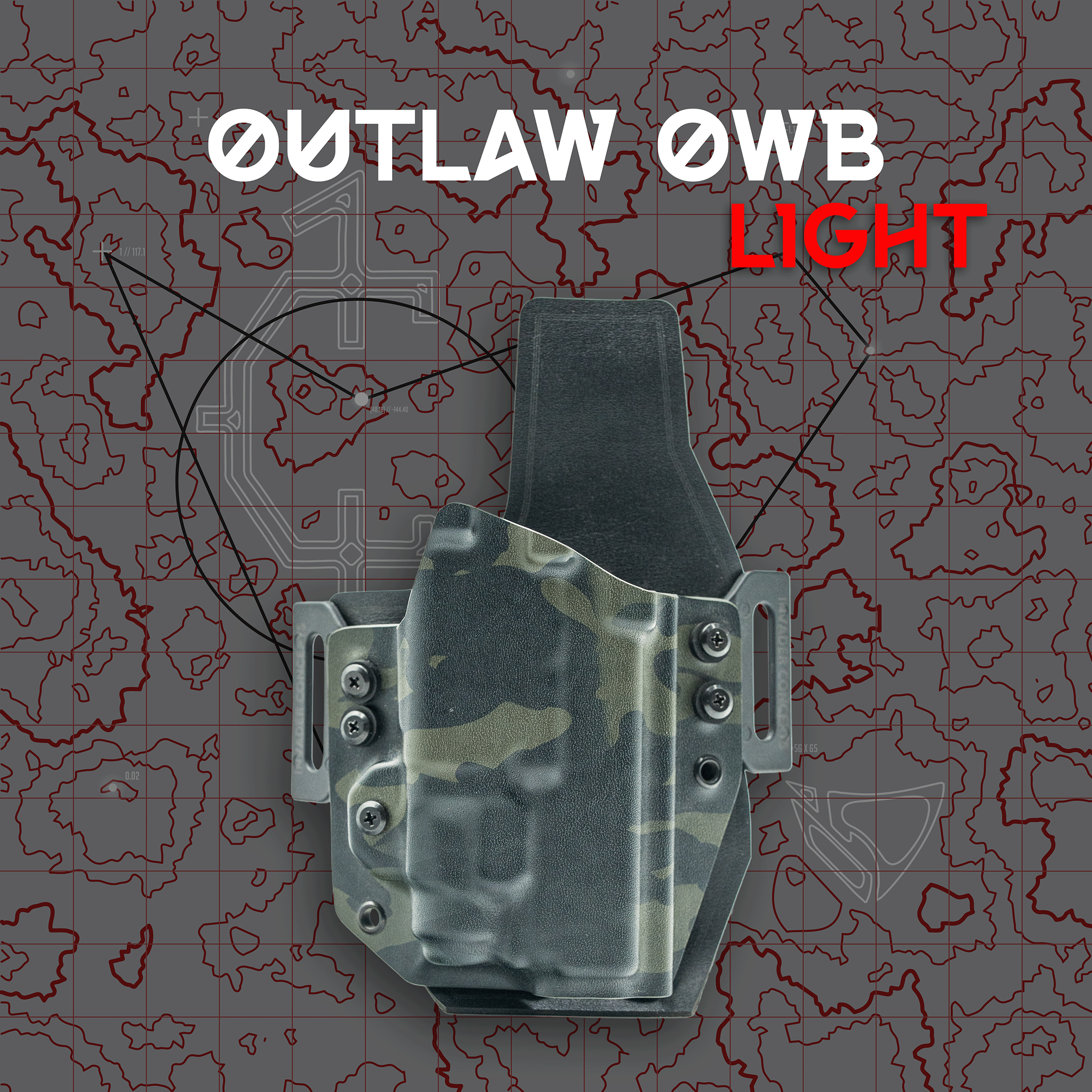 OUTLAW OWB Weapon Light - Outside the Waistband Holster