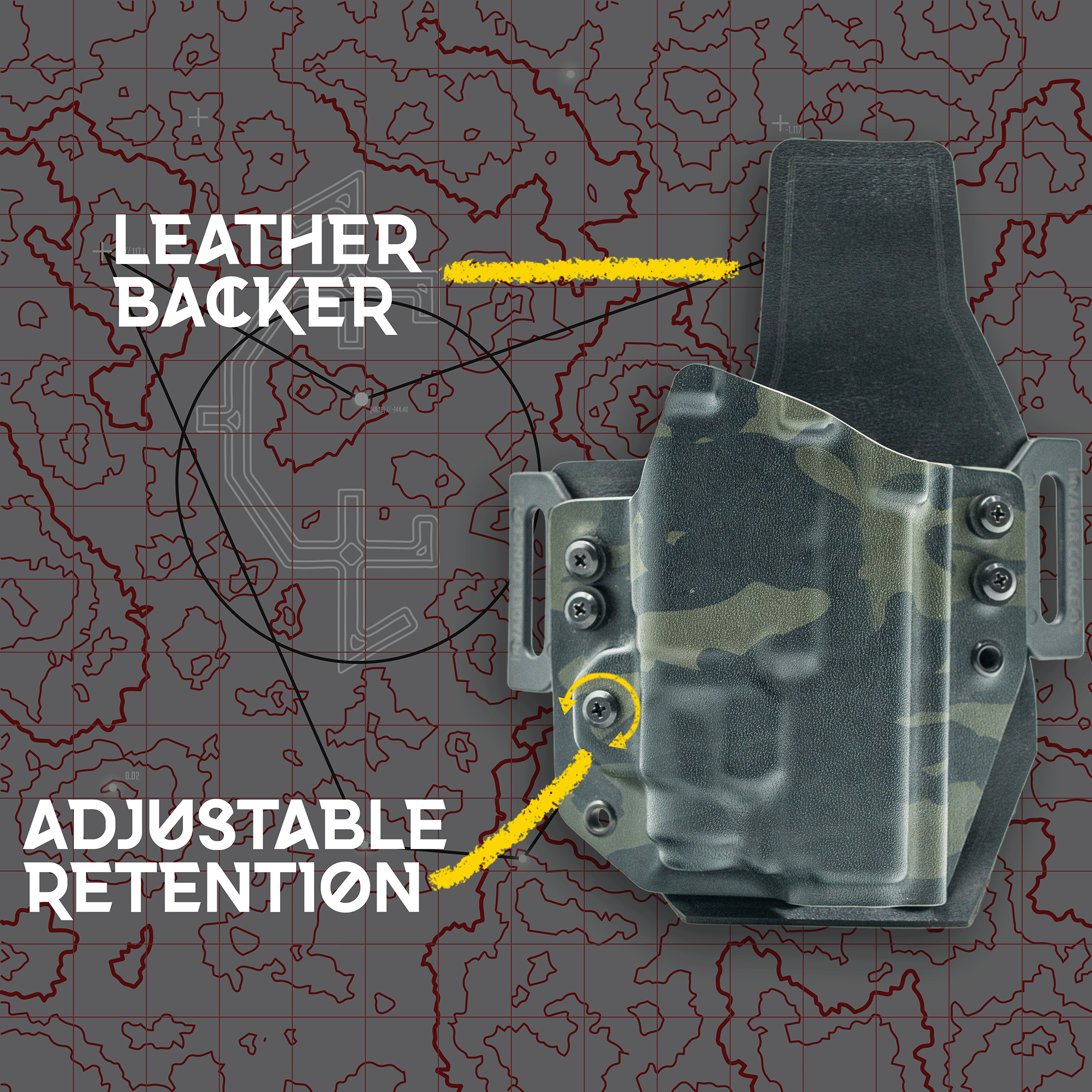 OUTLAW OWB Weapon Light - Outside the Waistband Holster