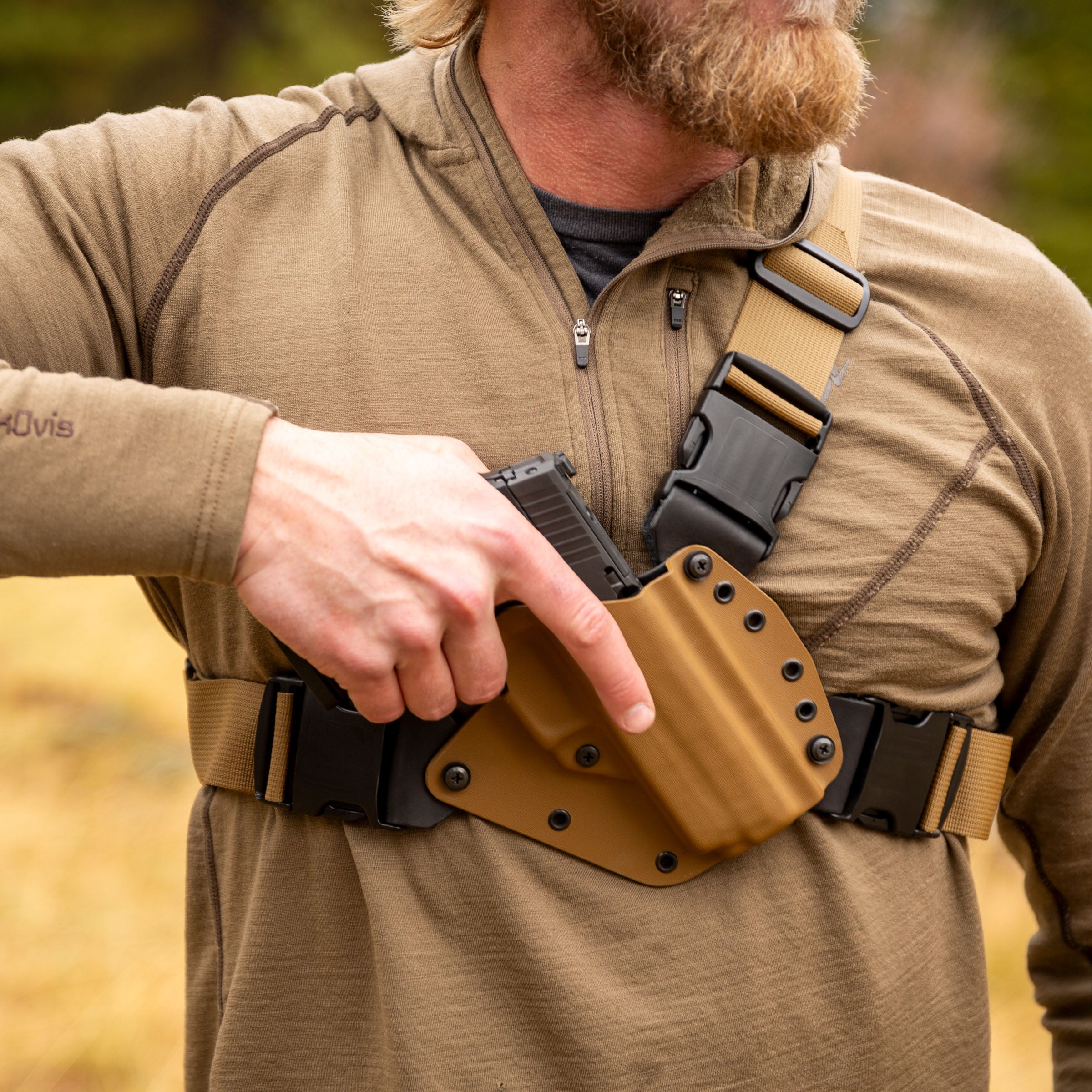 chest holster - GunfightersInc Kenai vs Invader Concepts (NW Retention ...